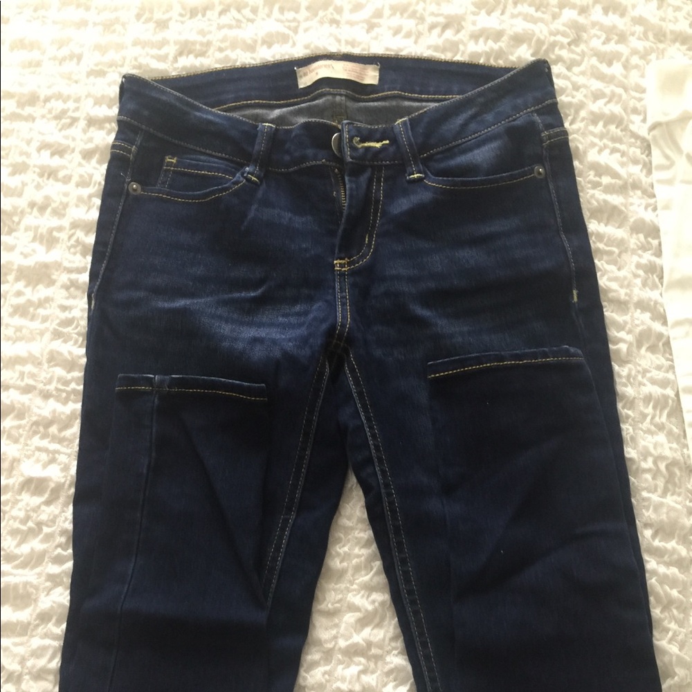 No Boundaries Juniors' Destructed Skinny Jeans
